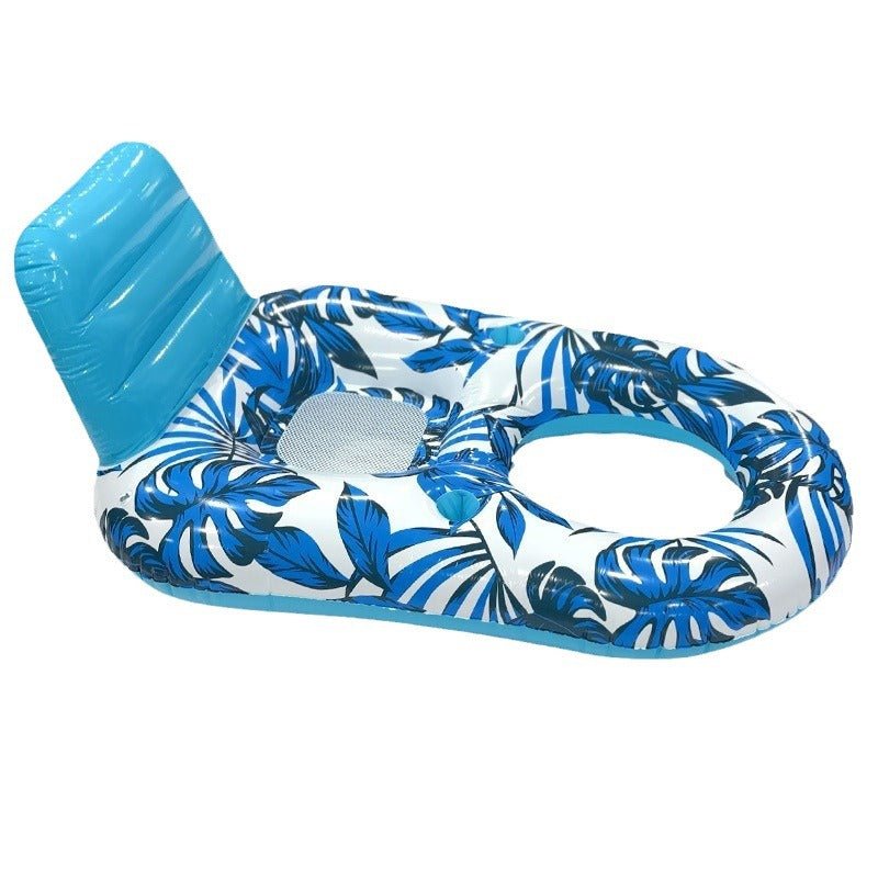 New Inflatable Leaf Lounge Float with Cup Holder - A&N Outlet