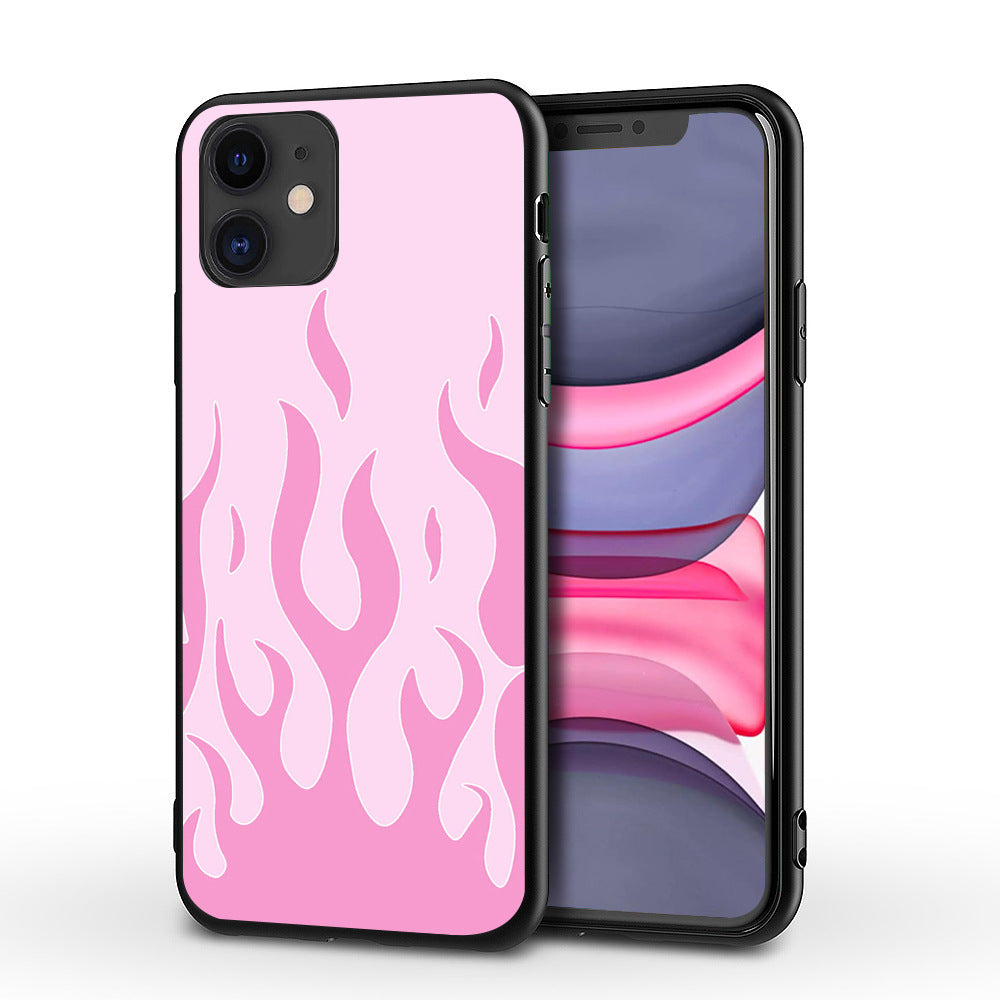 Apple-Compatible Flame Phone Case