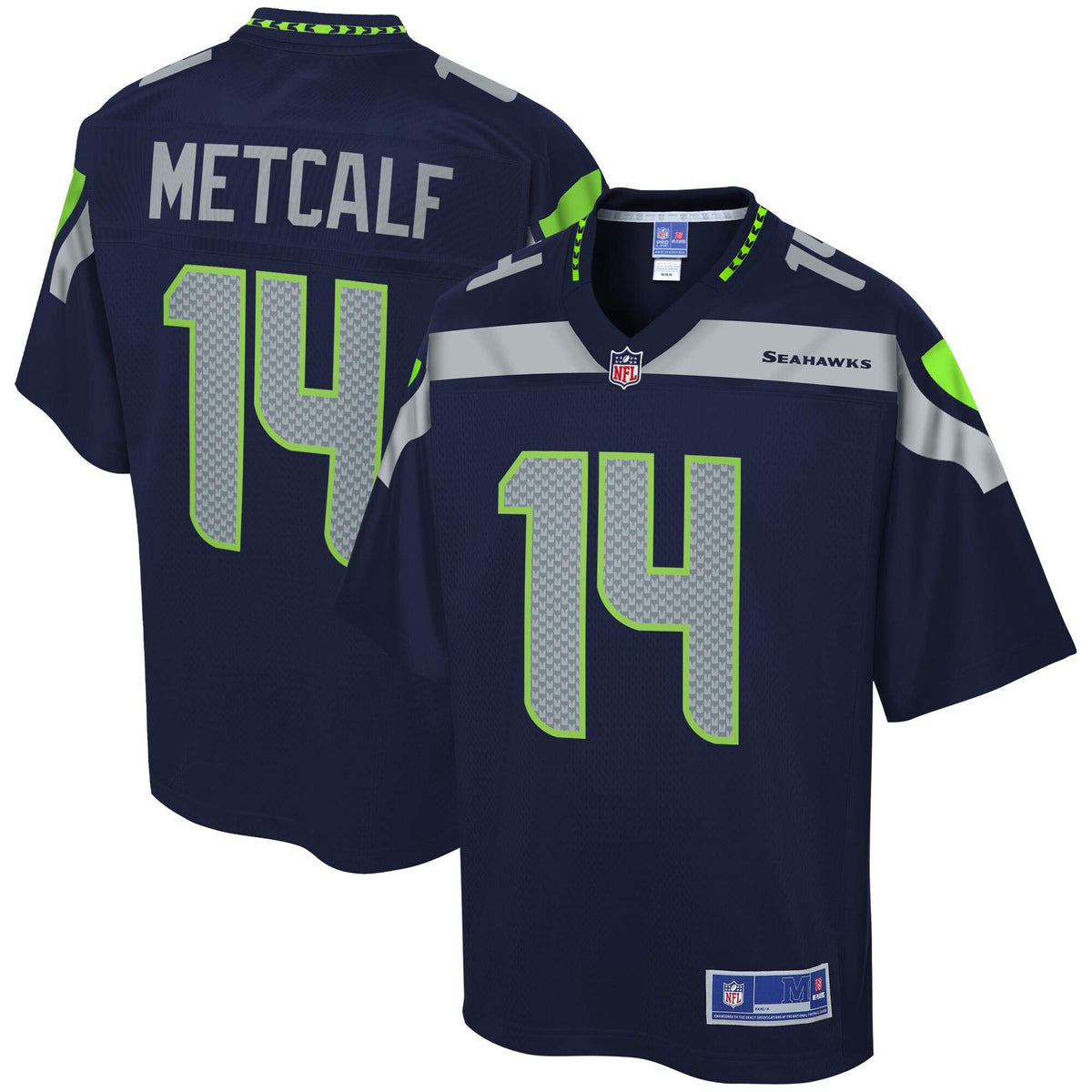 NFL PRO LINE Mens DK Metcalf College Navy Seattle Seahawks Team Jersey