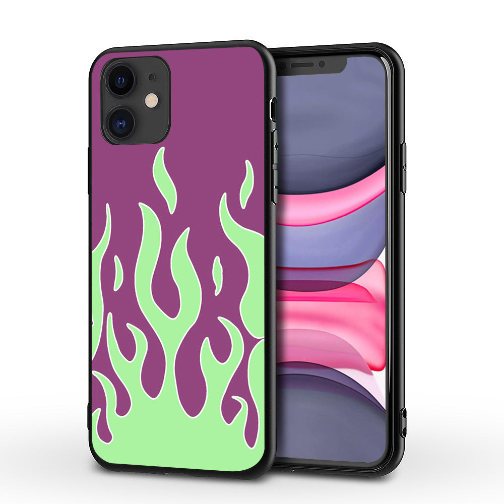 Apple-Compatible Flame Phone Case