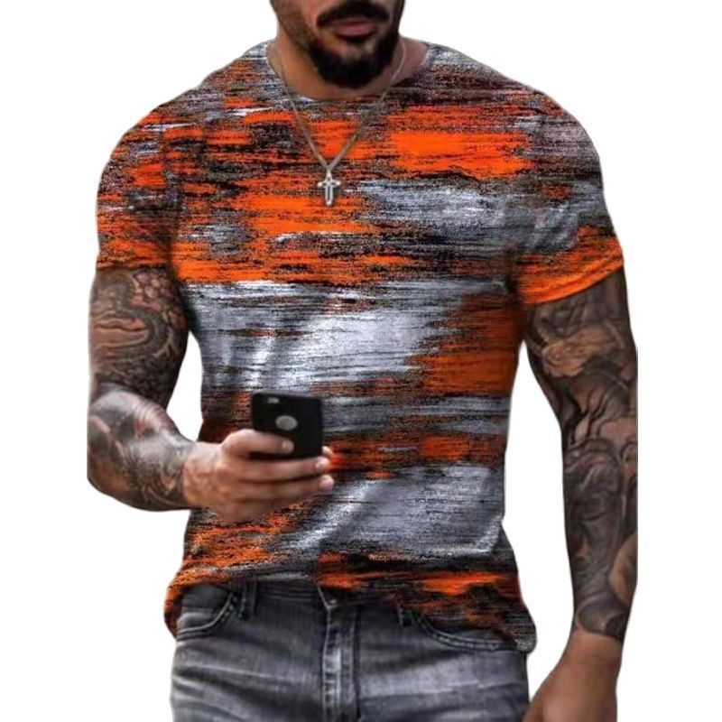 Men's Fashion 3D Printed Short Sleeve T-Shirt