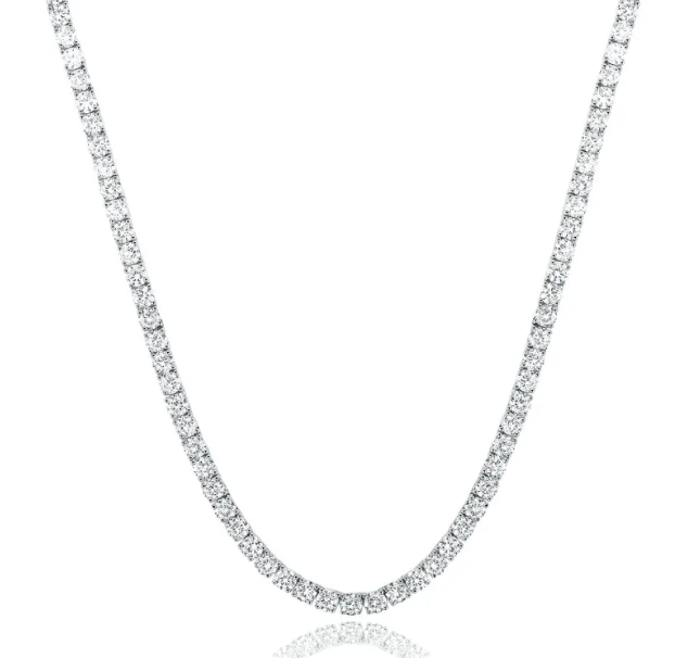 925 Silver Four-Claw Necklace