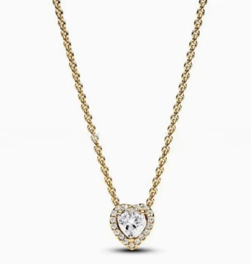 925 Silver Color Diamond Necklace - A&N Outlet
