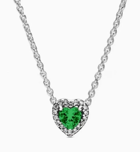 925 Silver Color Diamond Necklace - A&N Outlet