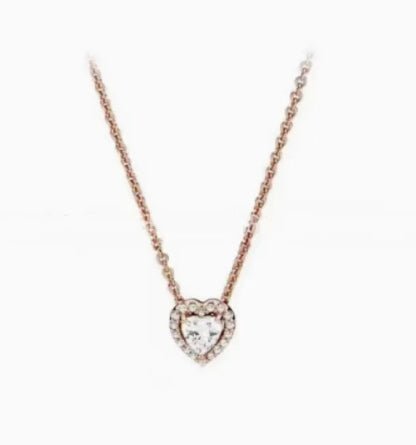 925 Silver Color Diamond Necklace - A&N Outlet