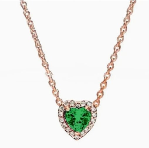 925 Silver Color Diamond Necklace - A&N Outlet