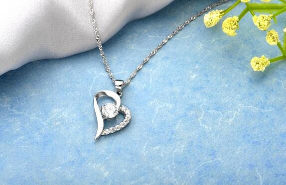 925 Sterling Silver Women's Collarbone Necklace - A&N Outlet
