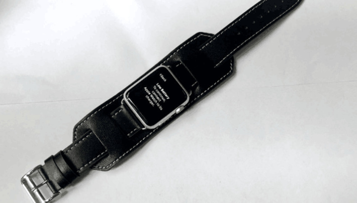 Apple Watch Compatible Leather Strap