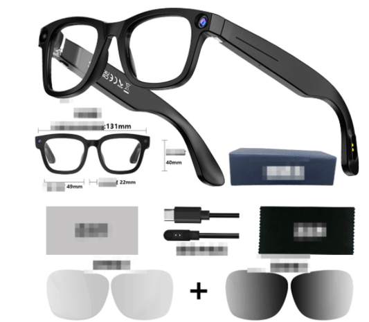 AI Camera Smart Glasses - A&N Outlet