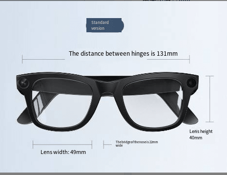 AI Camera Smart Glasses - A&N Outlet