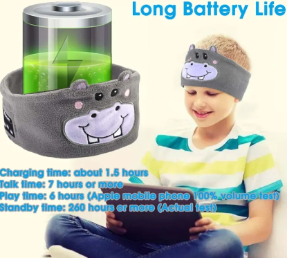 Bluetooth Headset Animal Headband Sleep Mask - A&N Outlet