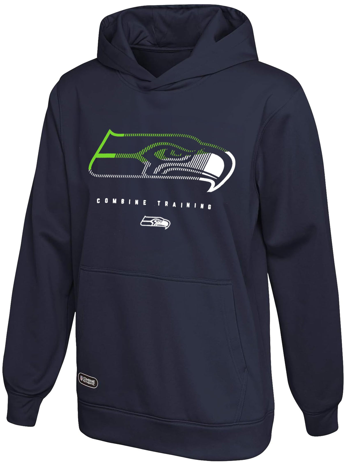 NFL Youth 8-20 Touchdown Team Color Performance Primary Logo Pullover Hoodie (18-20 Seattle Seahawks)