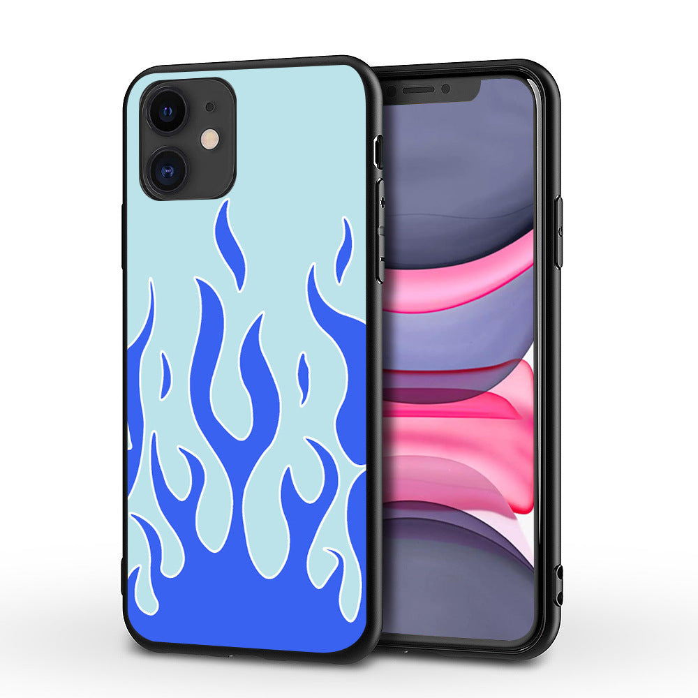 Apple-Compatible Flame Phone Case