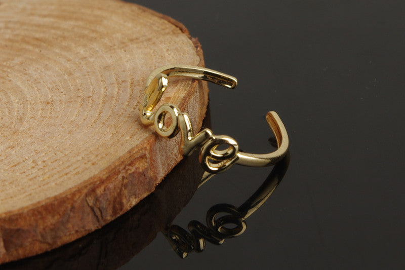 Letter Peace Anti-War Knuckle Ring for Feet