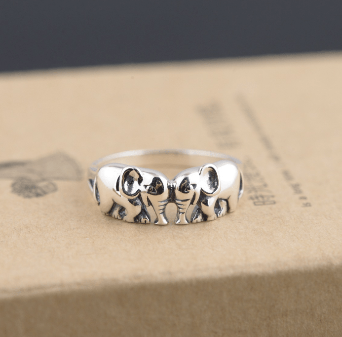 Elephant Ring in 925 Silver - A&N Outlet
