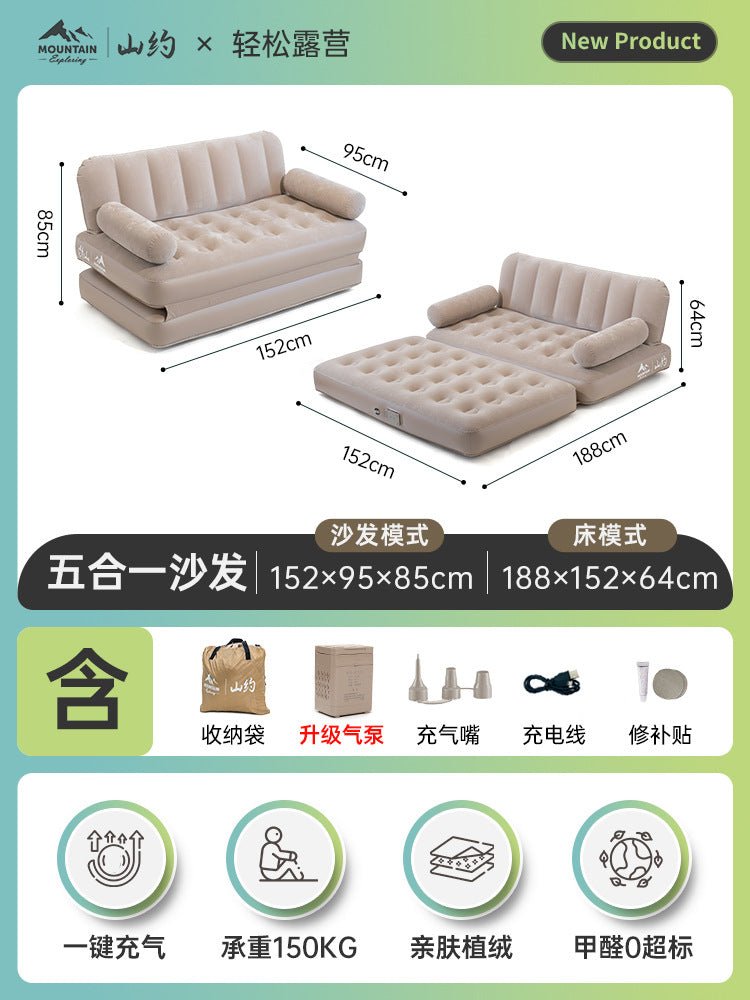 Inflatable Sofa Bed for Camping and Home Use - A&N Outlet