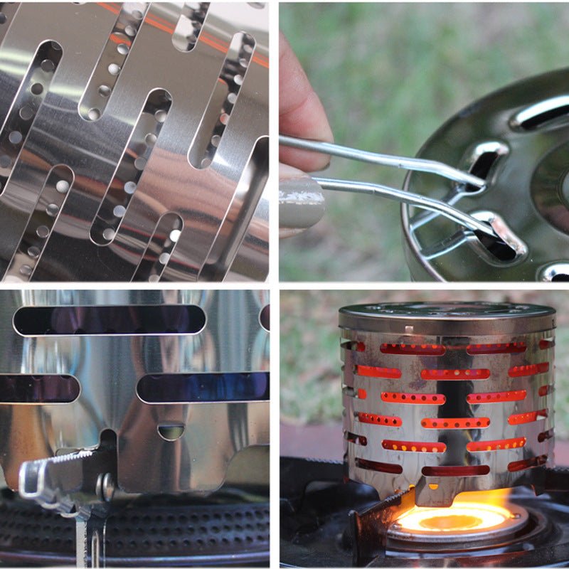 Outdoor Camping Portable Stainless Steel Heater Cover - A&N Outlet