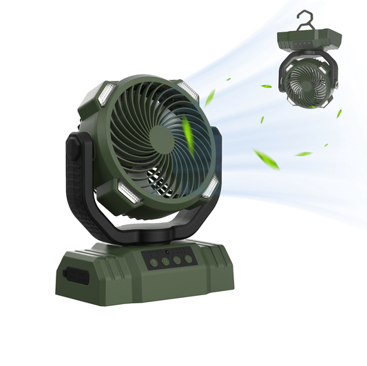 Outdoor Household Power Bank LED Light Camping Fan - A&N Outlet