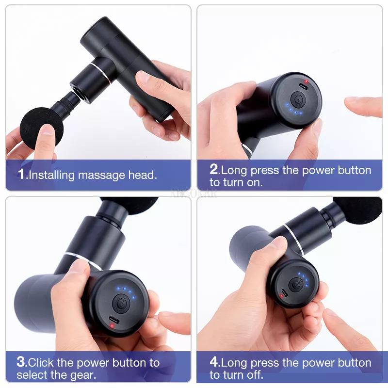 Portable Mini Silent Fascia Gun for Muscle Relief - A&N Outlet